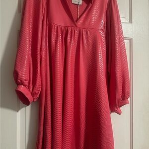 Pink Snake Look Dress